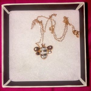 Gold Plated Honeybee necklace for Kids